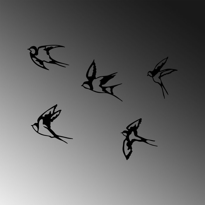 Wallity Swallows - 303 Negro Wallity Swallows - 303 Negro